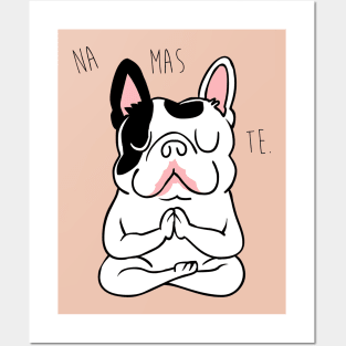 NAMASTE Frenchie Posters and Art